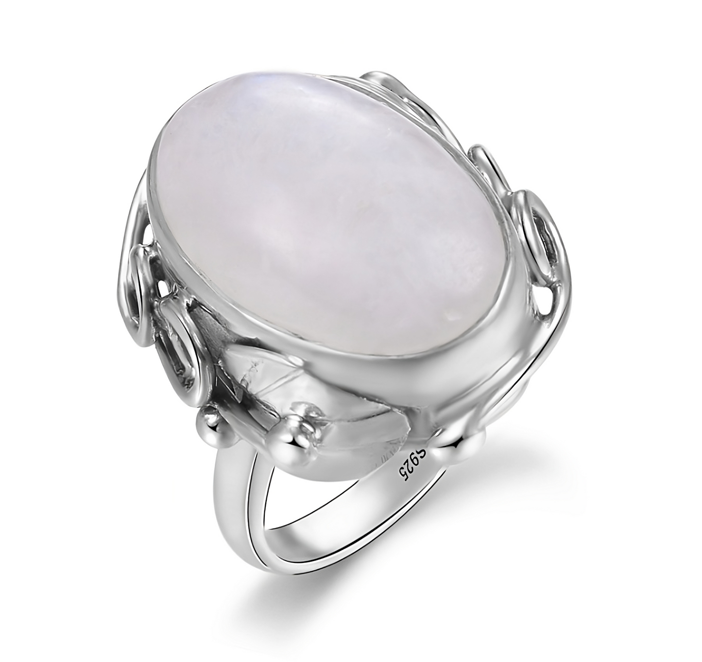 Our Cellacity Oval White Opal Ring - Perfect for Women Who Love Timeless Style - VHD