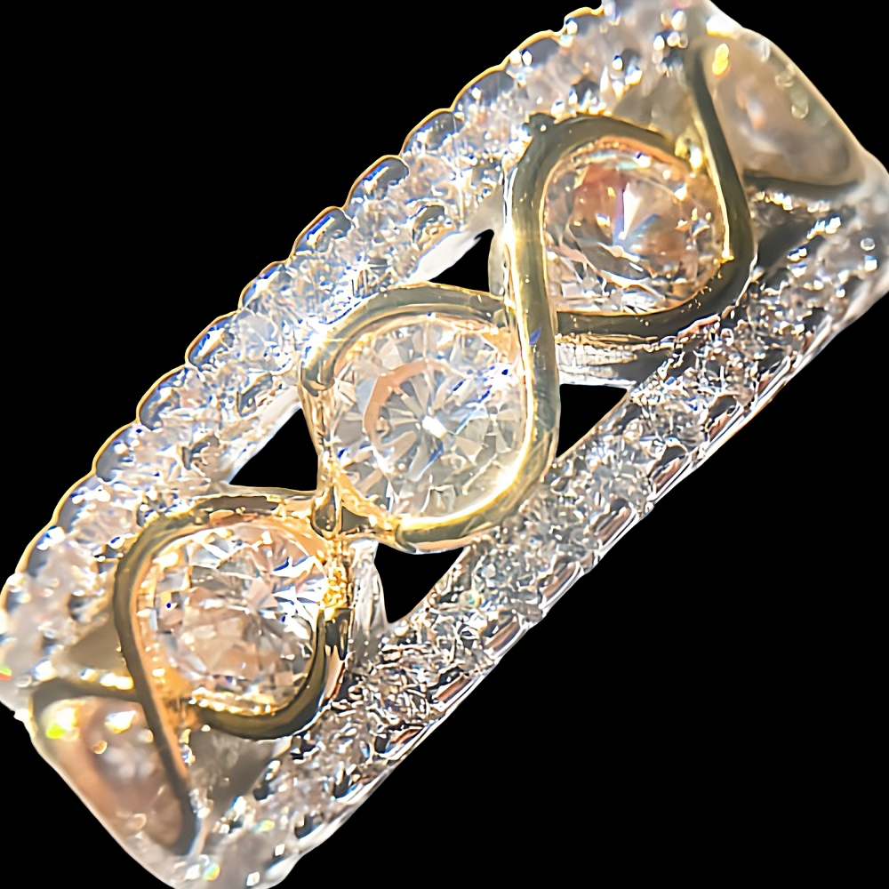 Radiance Zircon Ring - Elegant Finger Ring for Women - VHD
