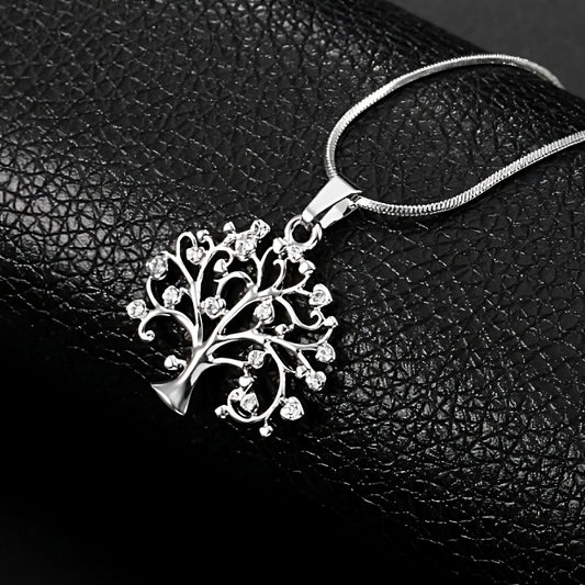 Stunning 2 Inch Tree of Life CZ Necklace - VHD